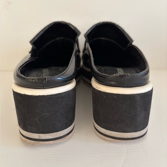 Jeffrey Campbell Belamy platform slip on tassel loafer mules women size 9 - Picture 4 of 12